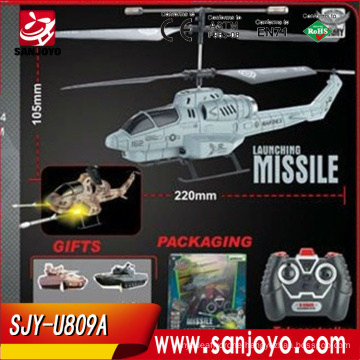 3.5 channel rc helicopter toys for children iphone control rc military Missile Launching